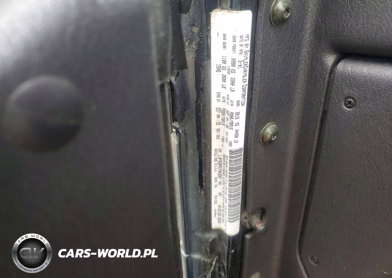 2001 Jeep Wrangler - Tj Se VIN:1J4FA29P61P343207 - 12