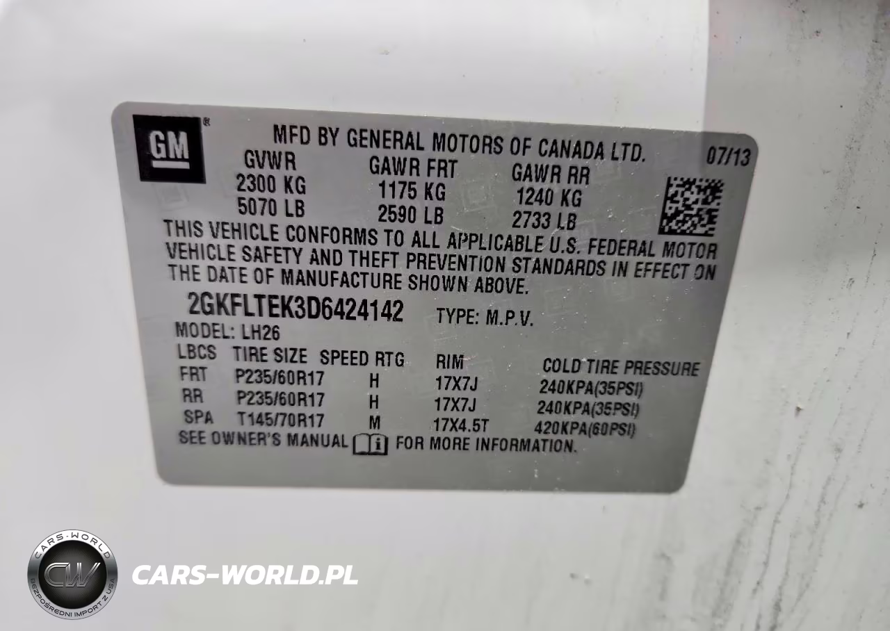 2013 GMC Terrain Sle VIN:2GKFLTEK3D6424142 - 14