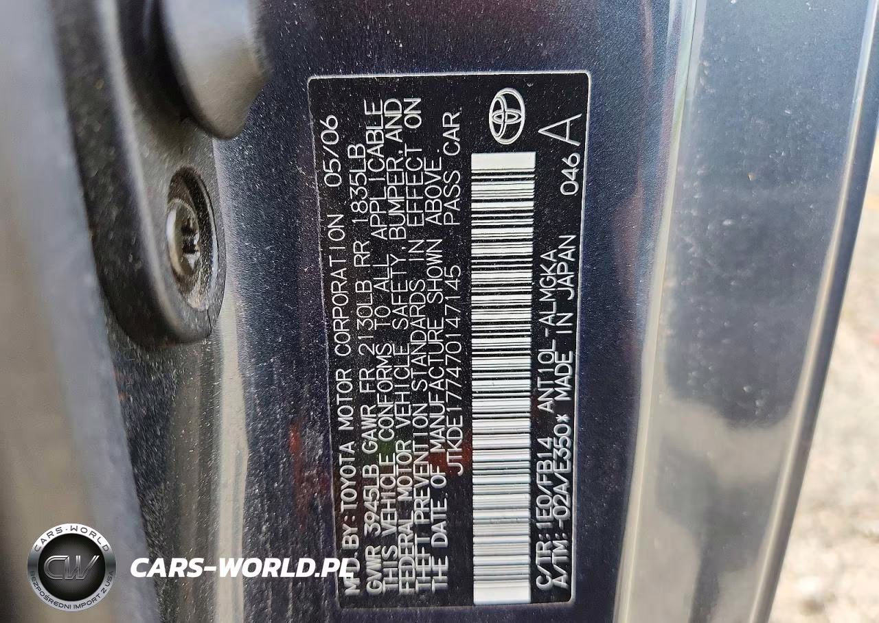 2007 Scion Tc Spec VIN:JTKDE177470147145 - 12
