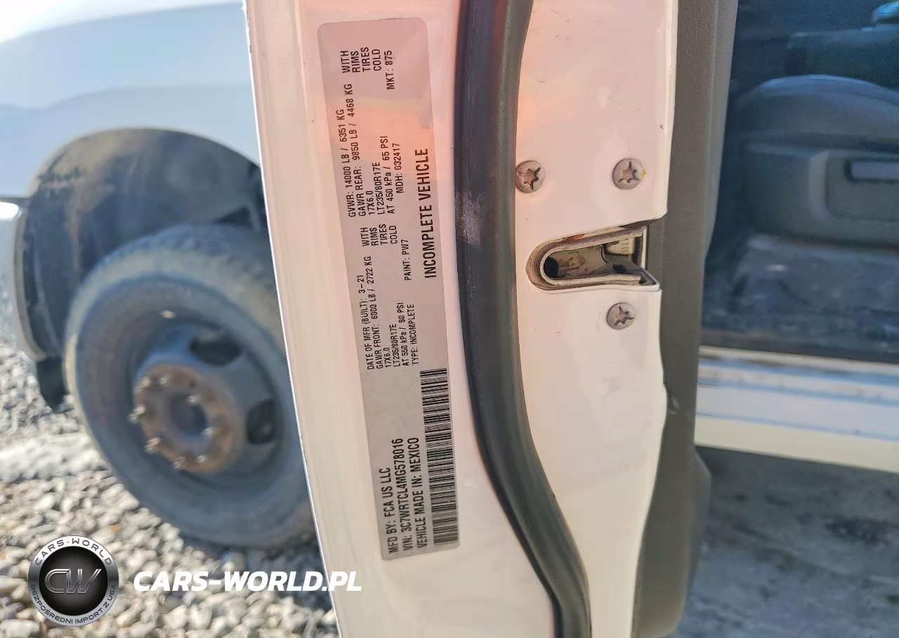 2021 Ram 3500 VIN:3C7WRTCL4MG578016 - 12