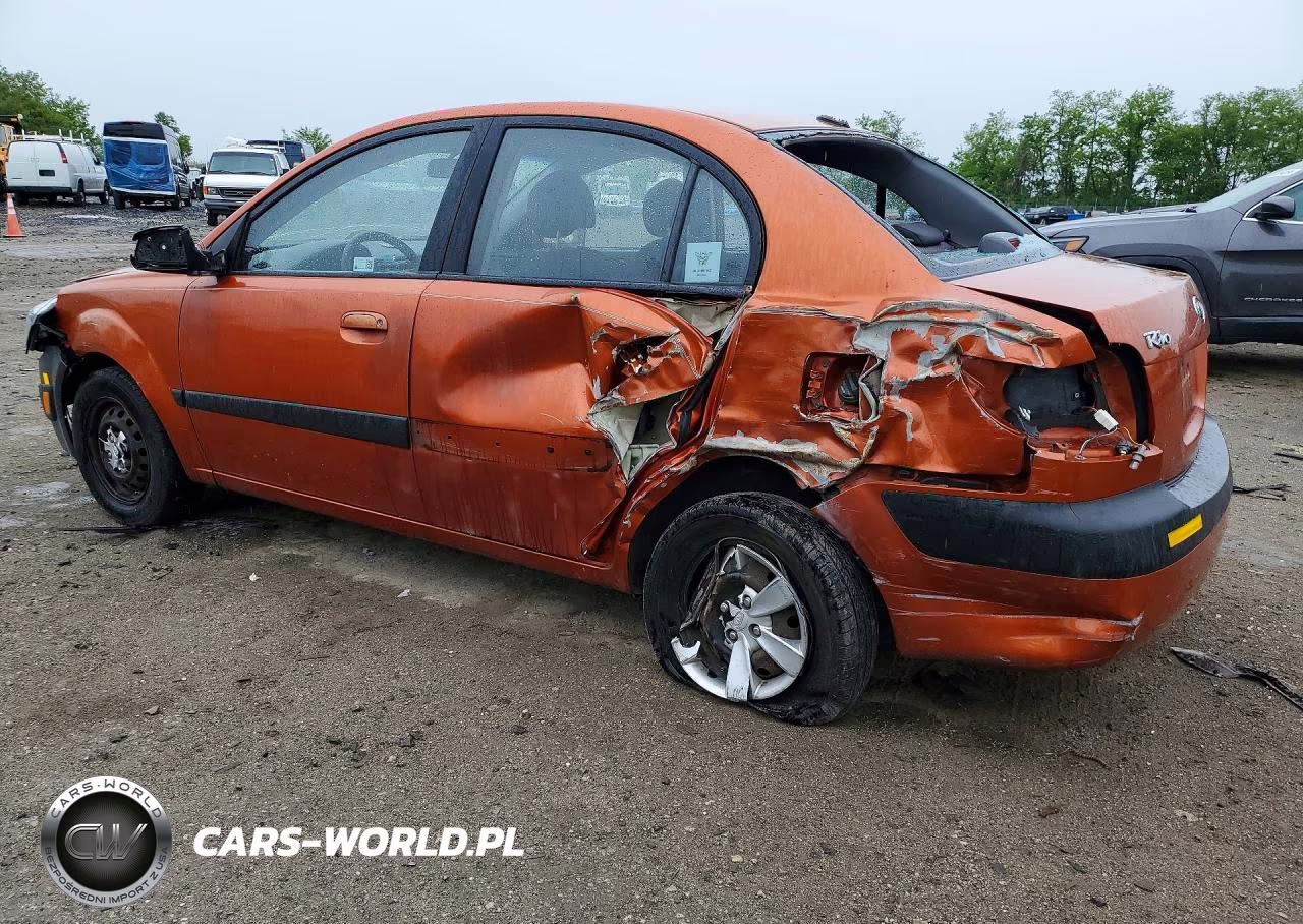 2009 Kia Rio VIN:KNADE223396564416 - 2