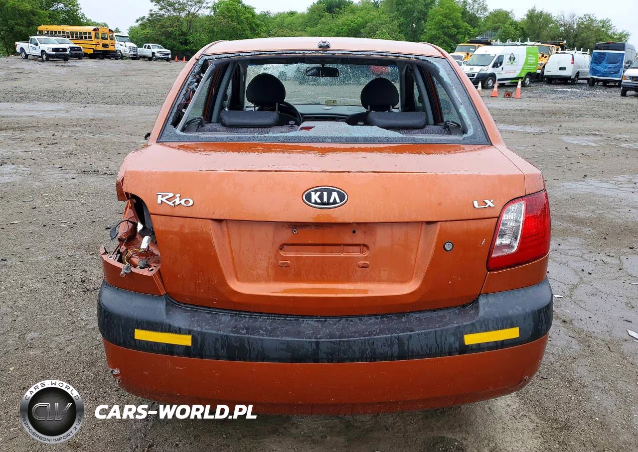 2009 Kia Rio VIN:KNADE223396564416 - 6