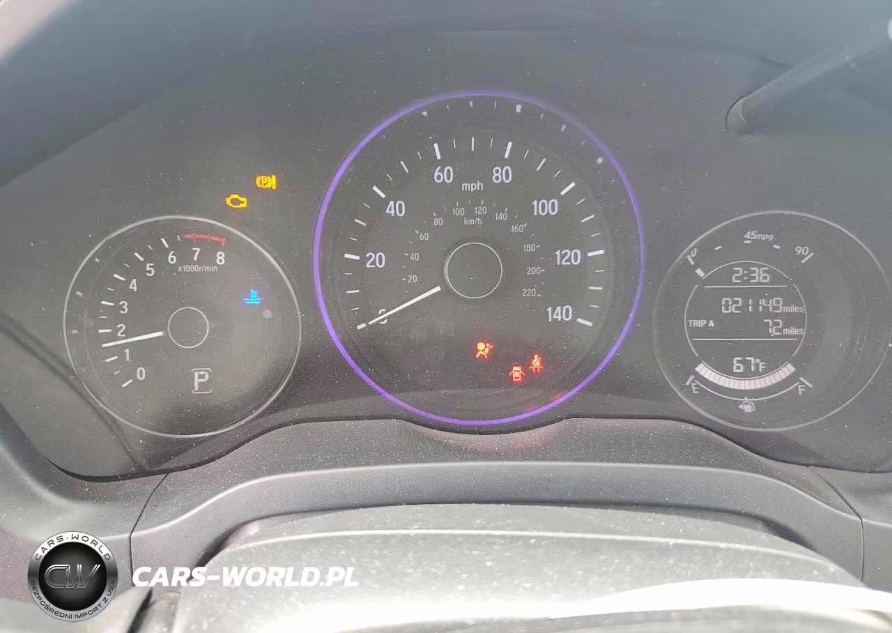 2021 Honda Hr-V Lx VIN:3CZRU6H3XMM755487 - 9