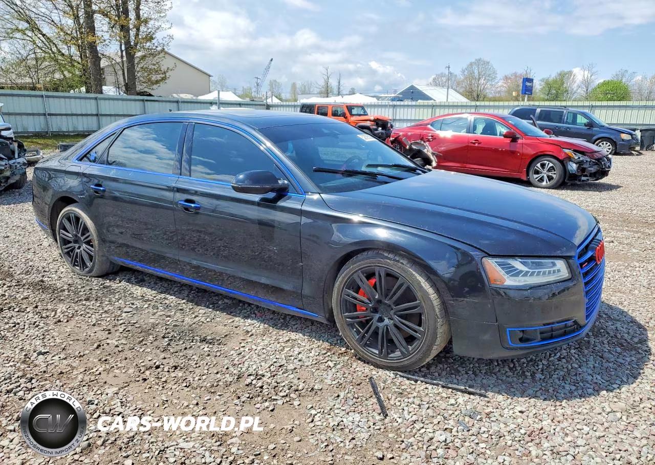 2015 Audi A8 L Quattro VIN:WAU3GAFD1FN014250 - 4