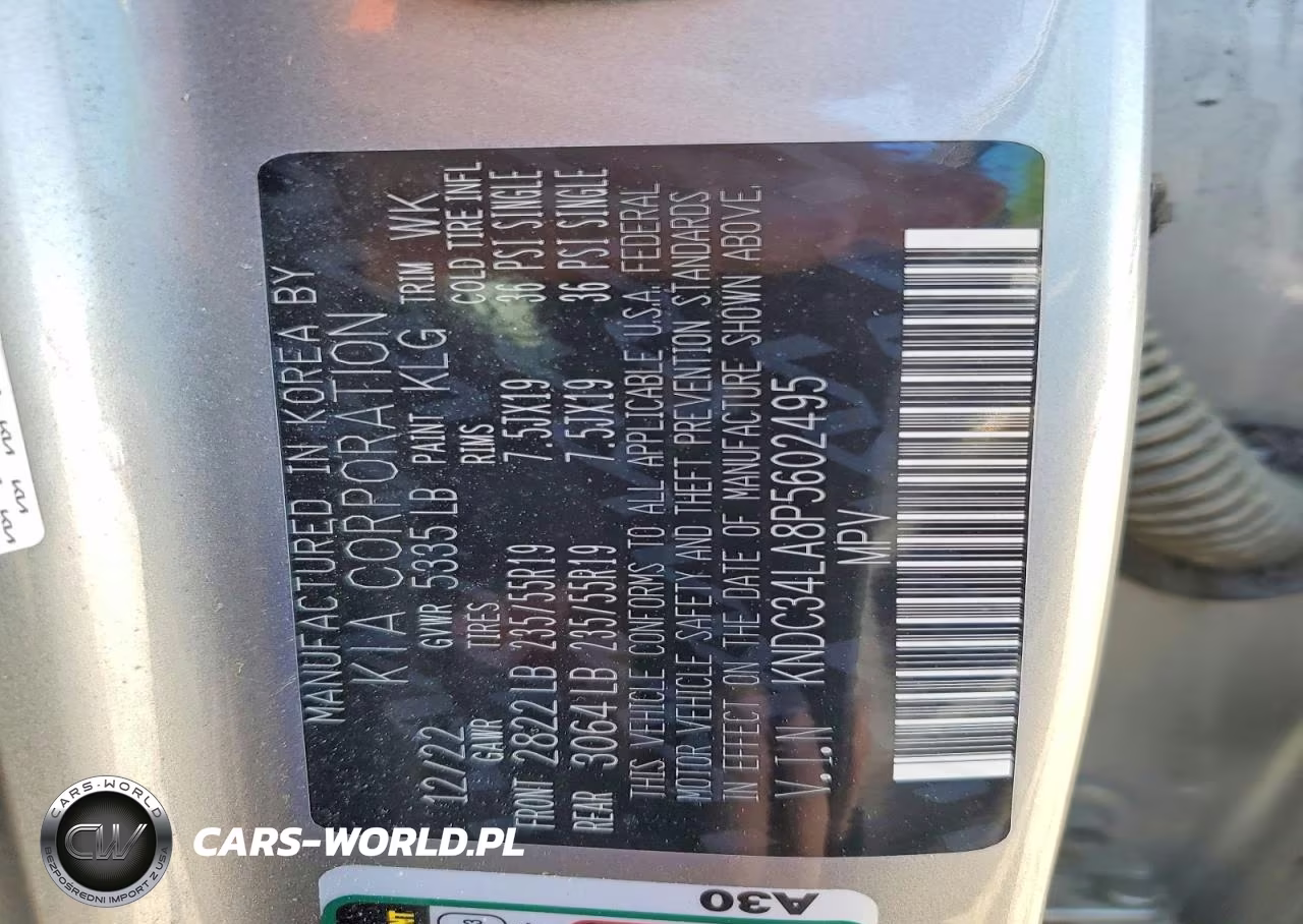 2023 Kia Ev6 Wind VIN:KNDC34LA8P5602495 - 13