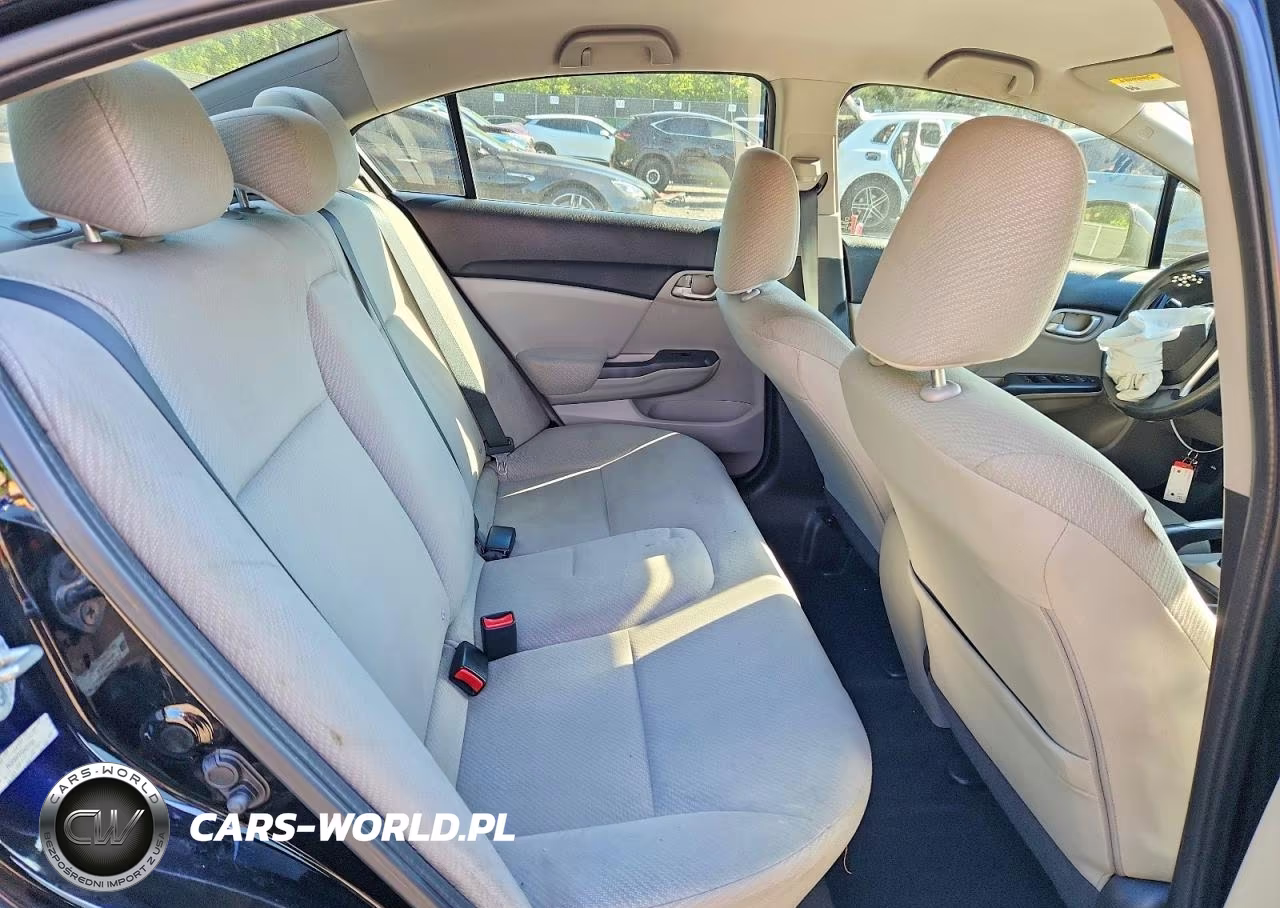 2013 Honda Civic Lx VIN:2HGFB2F57DH301192 - 10