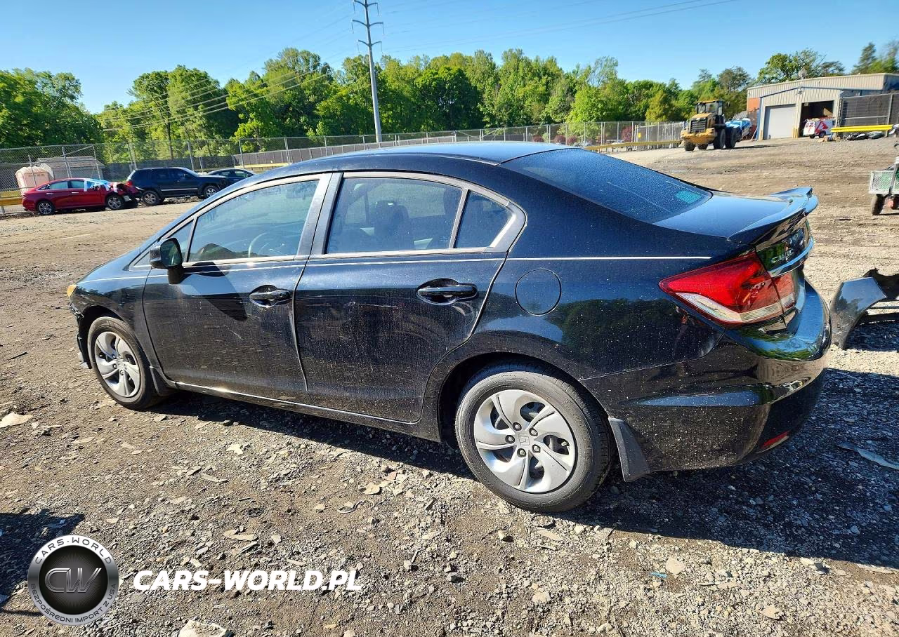 2013 Honda Civic Lx VIN:2HGFB2F57DH301192 - 2