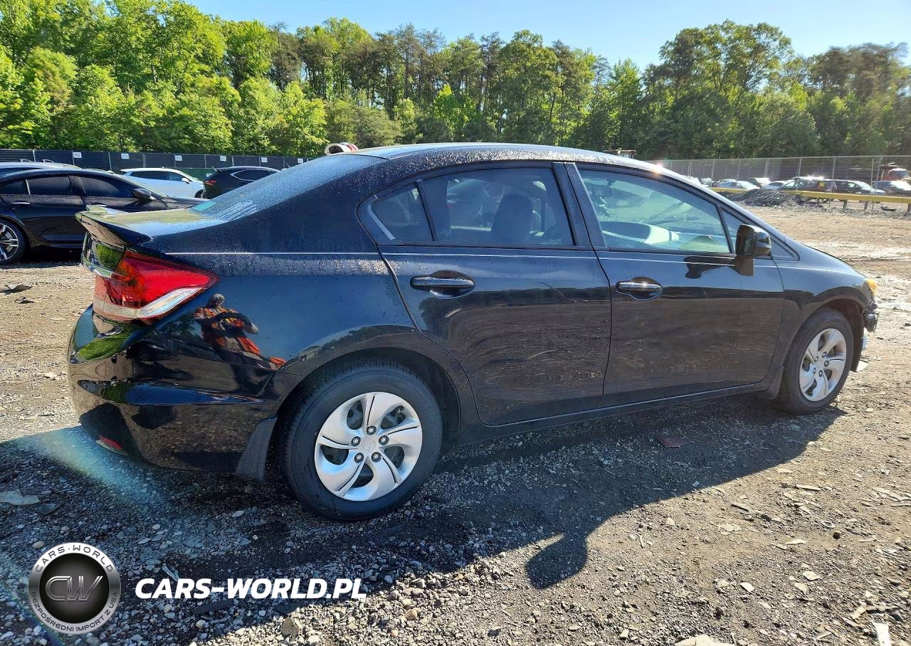 2013 Honda Civic Lx VIN:2HGFB2F57DH301192 - 3