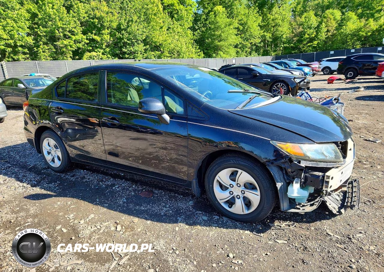 2013 Honda Civic Lx VIN:2HGFB2F57DH301192 - 4