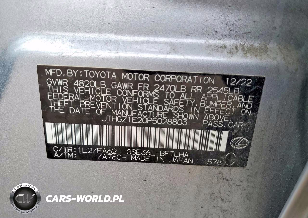 2023 Lexus Is 350 F Sport VIN:JTHGZ1E20P5028803 - 13