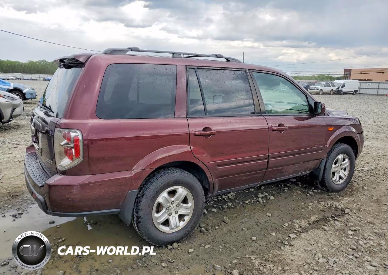 2008 Honda Pilot Vp VIN:5FNYF18238B038056 - 3