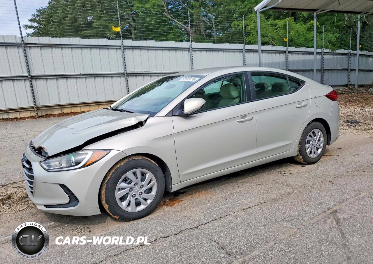 2018 Hyundai Elantra Se VIN:KMHD74LF6JU666340 - 1