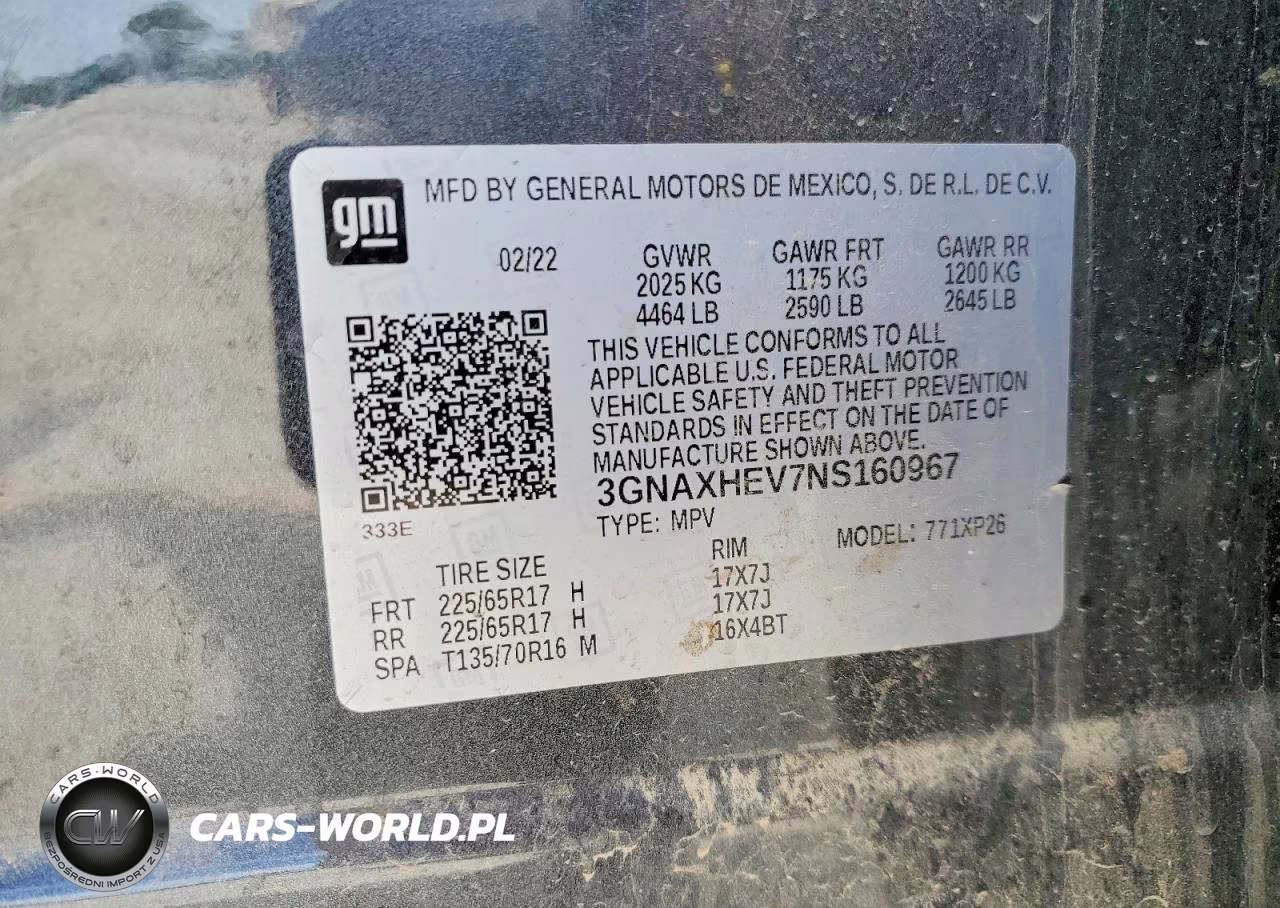 2022 Chevrolet Equinox Ls VIN:3GNAXHEV7NS160967 - 13