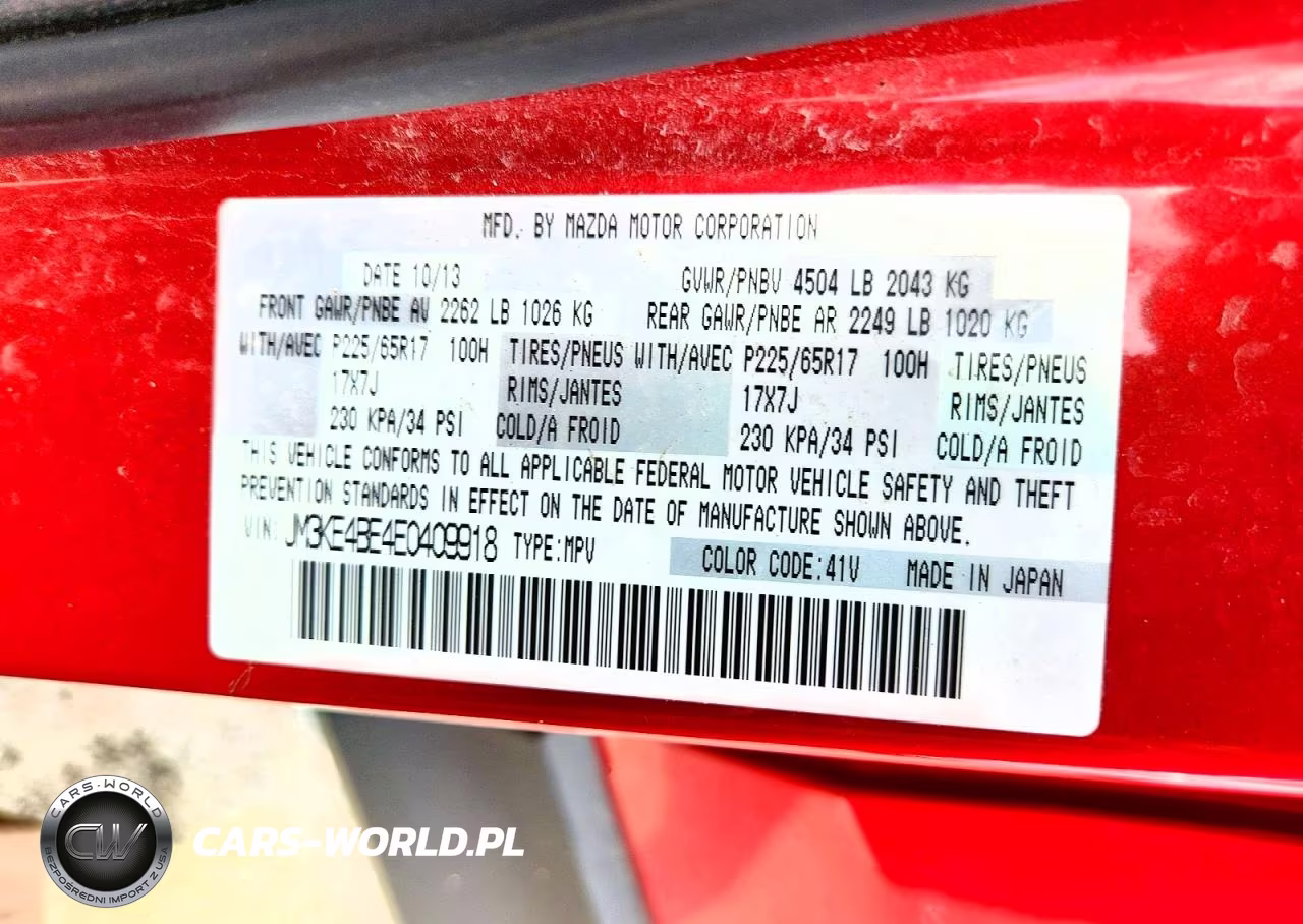 2014 Mazda Cx-5 Sport VIN:JM3KE4BE4E0409918 - 13