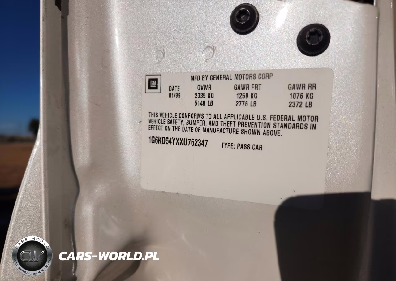 1999 Cadillac Deville VIN:1G6KD54YXXU762347 - 13