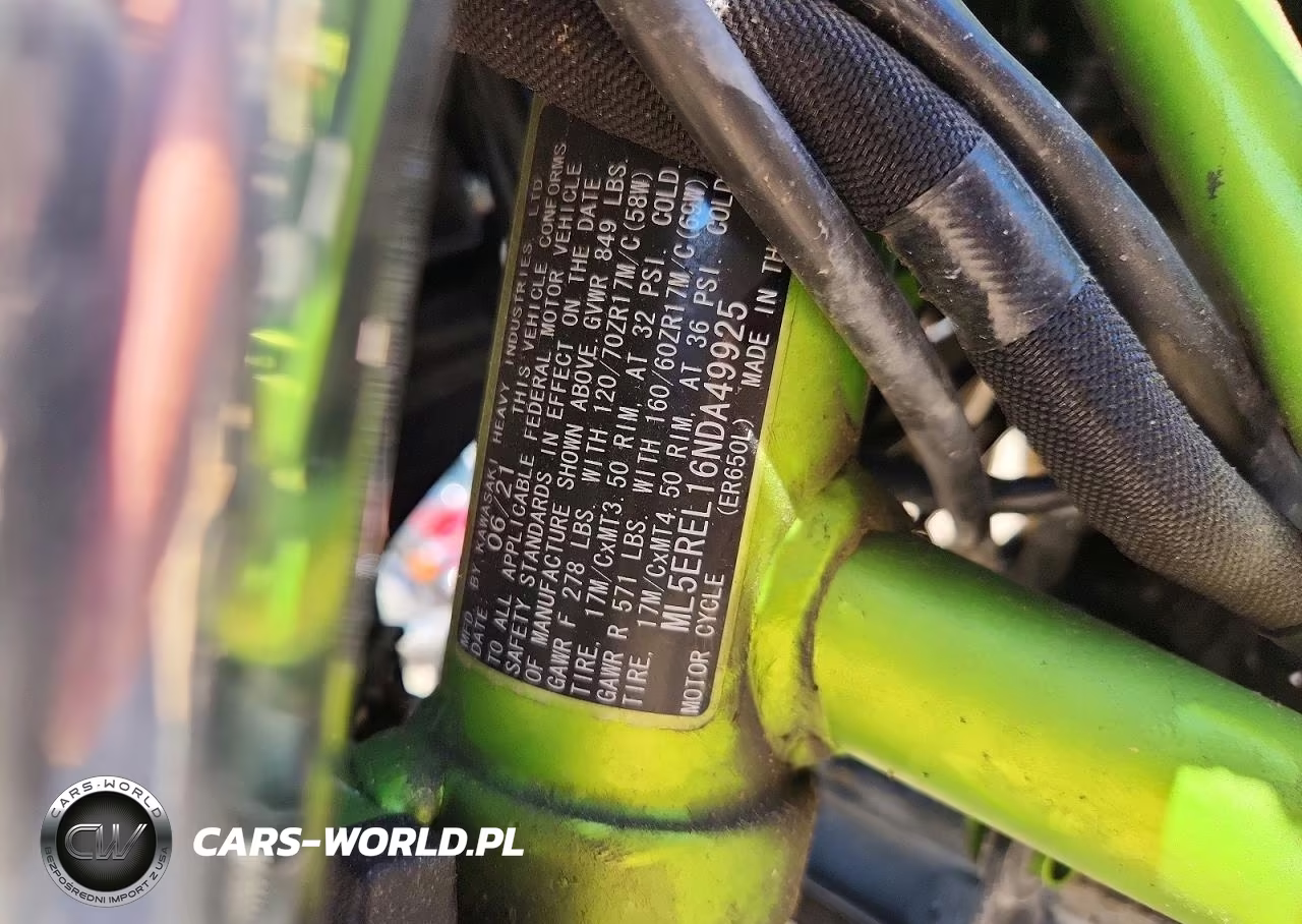 2022 Kawasaki Er650 L VIN:ML5EREL16NDA49925 - 9