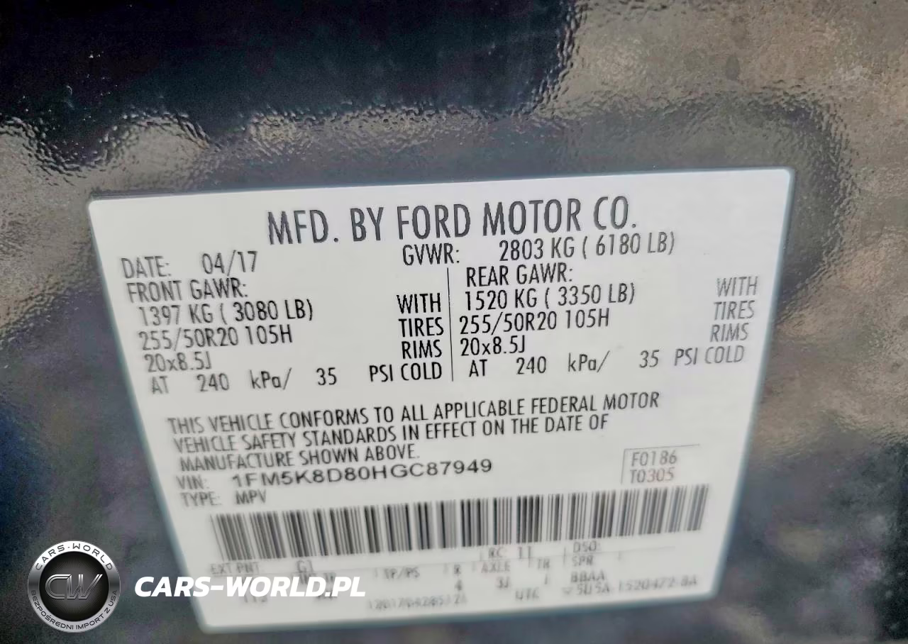 2017 Ford Explorer Xlt VIN:1FM5K8D80HGC87949 - 13