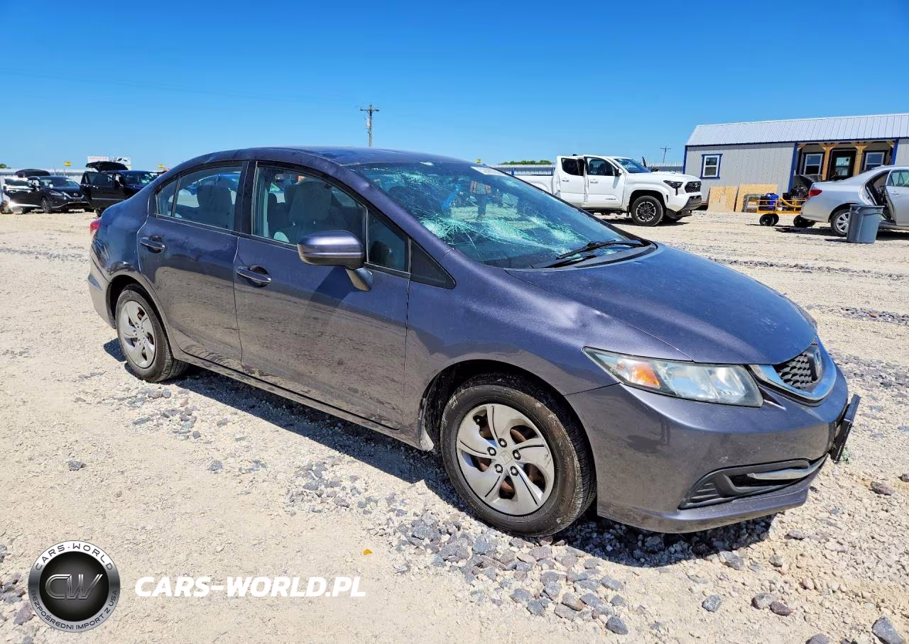 2014 Honda Civic Lx VIN:19XFB2F52EE021157 - 4