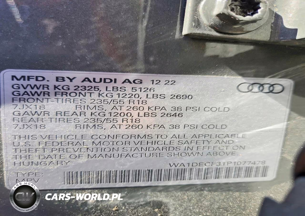 2023 Audi Q3 Premium S Line 45 VIN:WA1DECF31P1077478 - 13