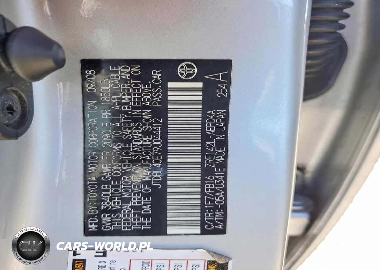 2009 Toyota Corolla Le VIN:JTDBL40E79J044412 - 12