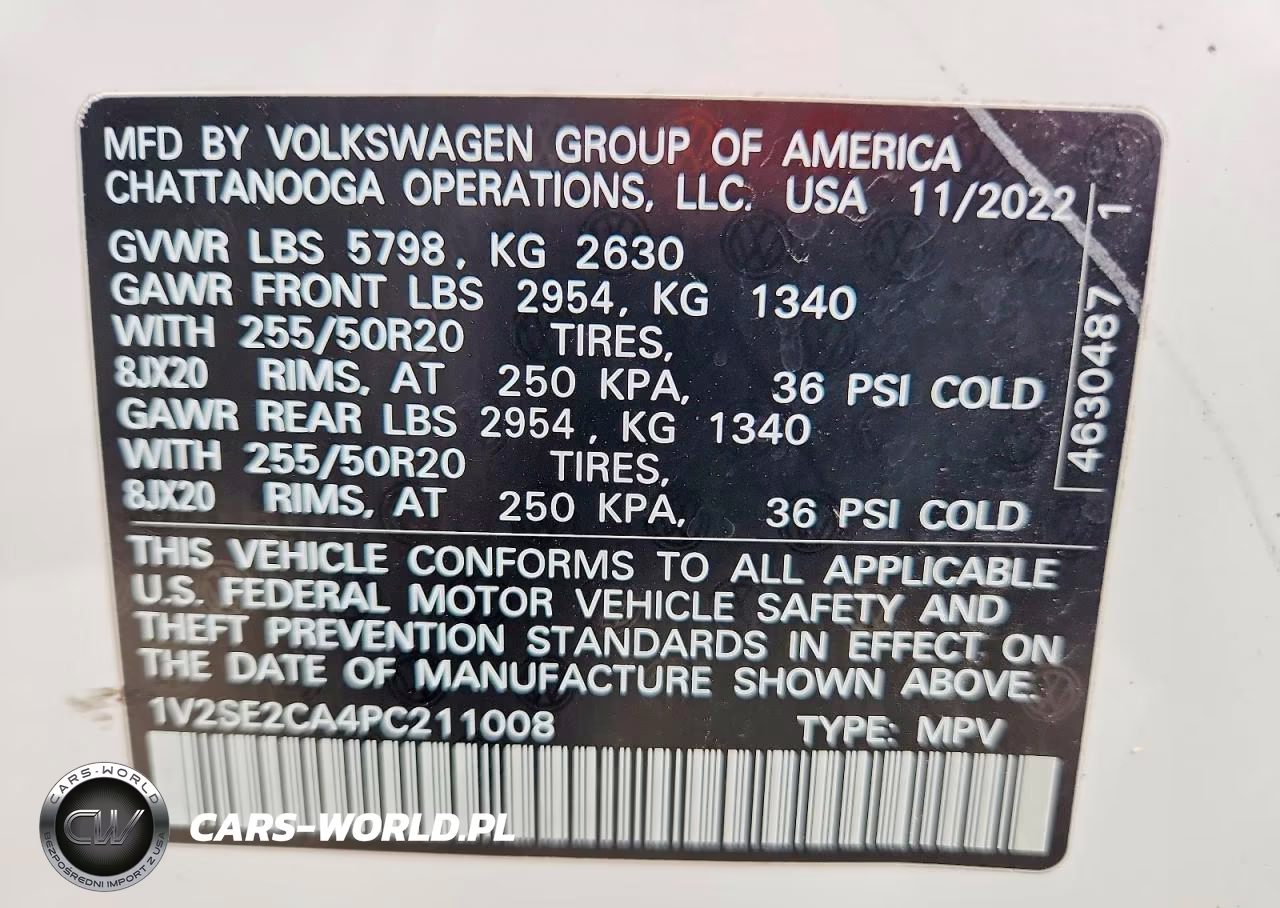 2023 Volkswagen Atlas Cross Sport Sel R-Line VIN:1V2SE2CA4PC211008 - 13
