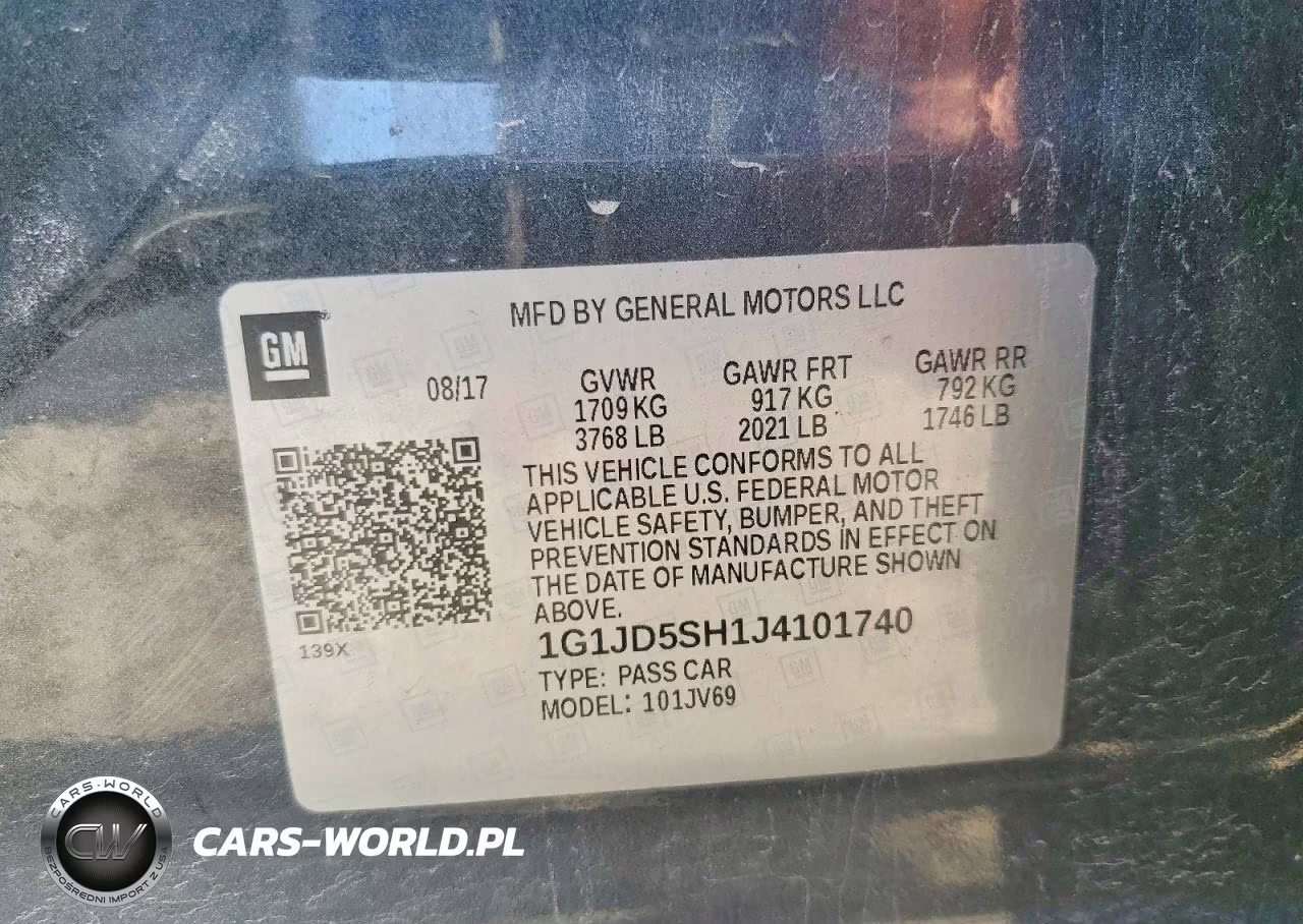 2018 Chevrolet Sonic Lt VIN:1G1JD5SH1J4101740 - 12