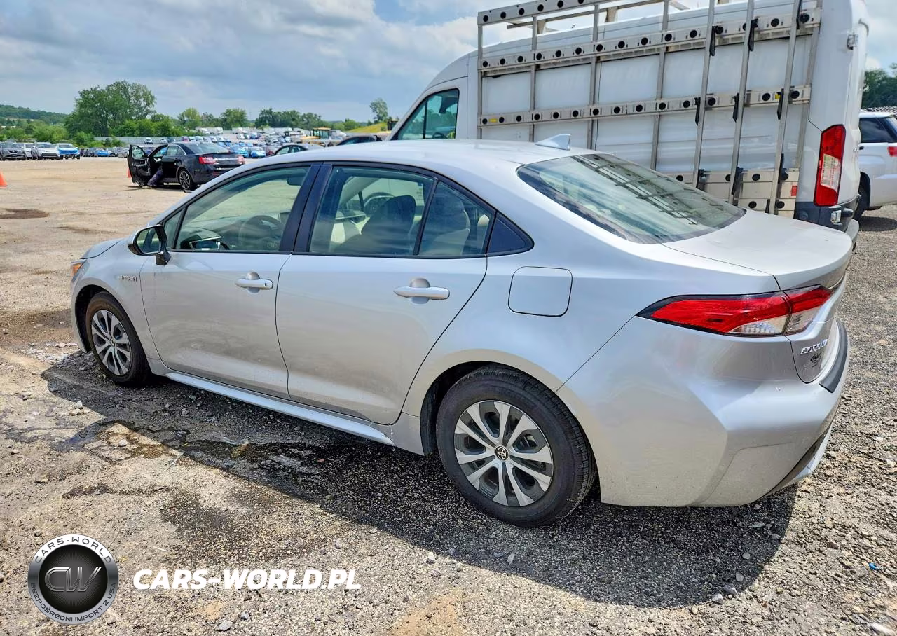 2021 Toyota Corolla Le VIN:JTDEAMDE2MJ013395 - 2