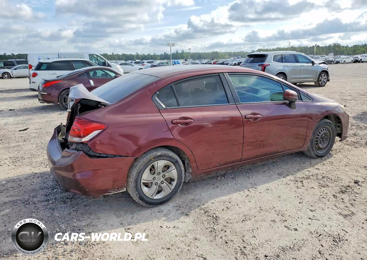 2015 Honda Civic Lx VIN:19XFB2F54FE107068 - 3