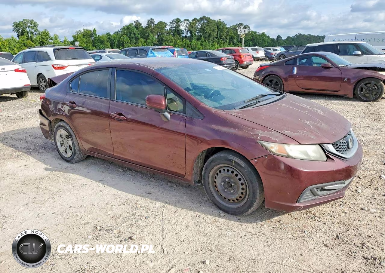 2015 Honda Civic Lx VIN:19XFB2F54FE107068 - 4