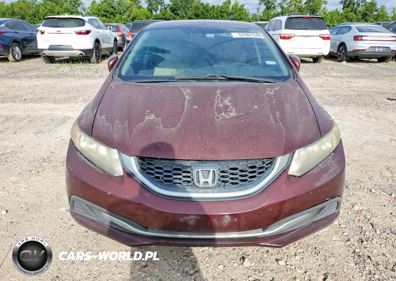 2015 Honda Civic Lx VIN:19XFB2F54FE107068 - 5