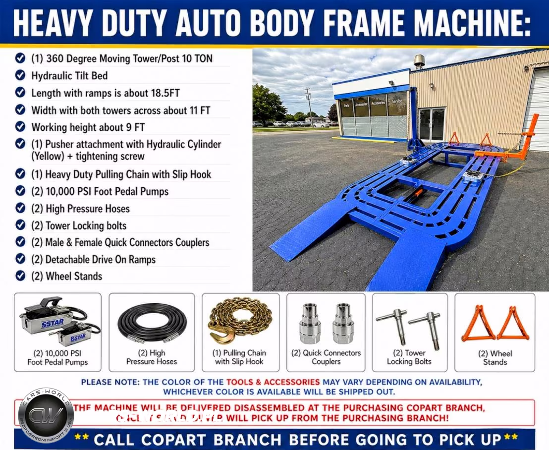 2026 Drive On Tilt Bed Frame Machine + Pusher VIN:38912728 - 10