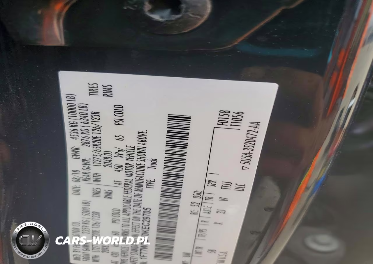 2019 Ford F250 Super Duty VIN:1FT7W2BT0KEC29705 - 13