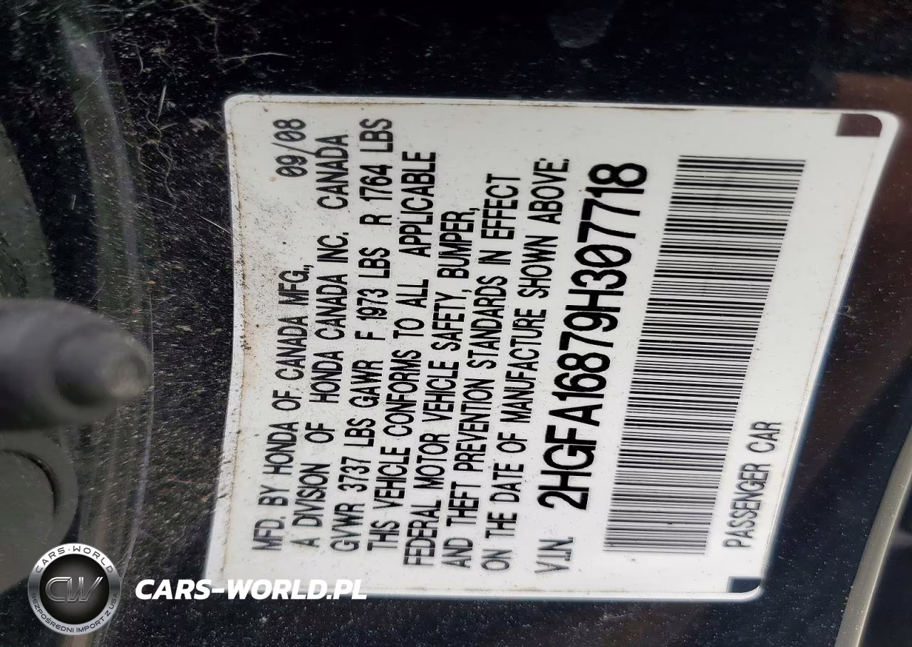 2009 Honda Civic Ex VIN:2HGFA16879H307718 - 13