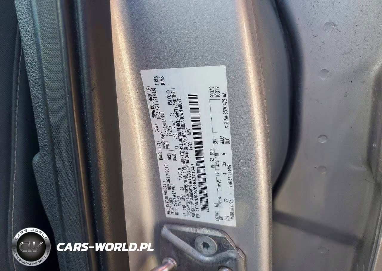 2016 Ford Escape Se VIN:1FMCU0G76GUB71340 - 13