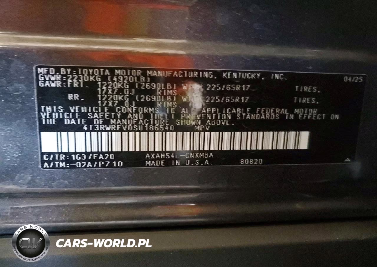 2025 Toyota Rav4 Hybrid Xle VIN:4T3RWRFV0SU186540 - 13