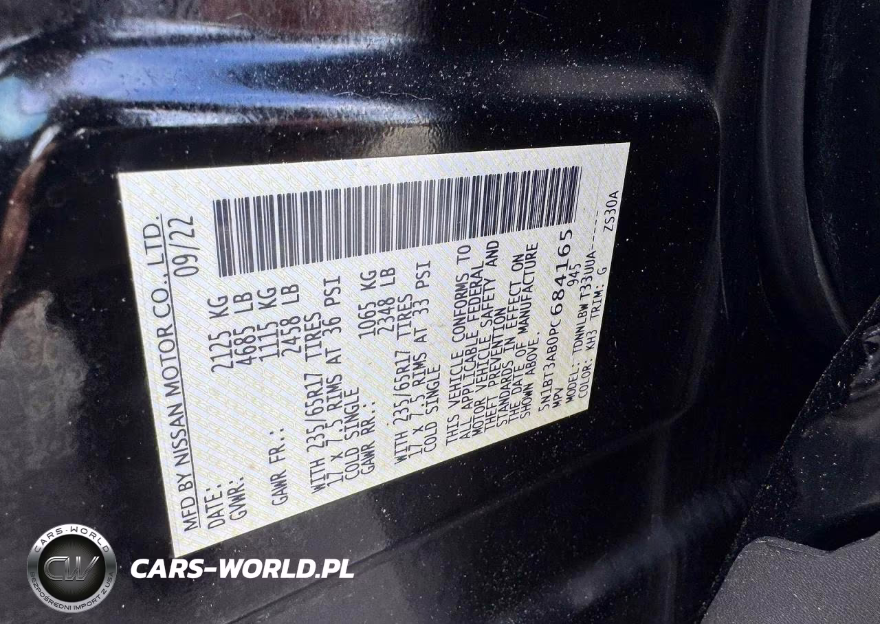 2023 Nissan Rogue S VIN:5N1BT3AB0PC684165 - 10