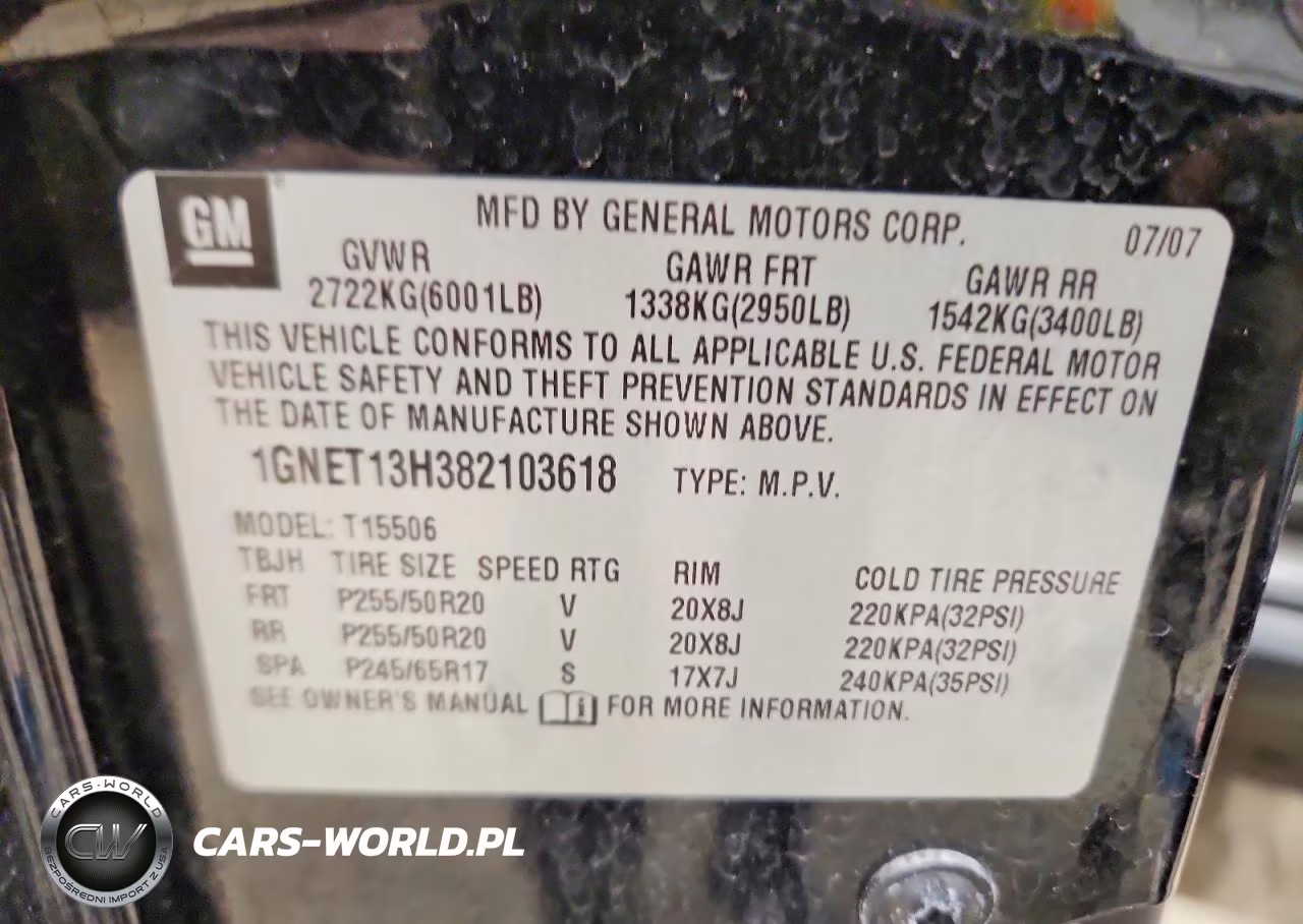 2008 Chevrolet Trailblazer Ss VIN:1GNET13H382103618 - 13