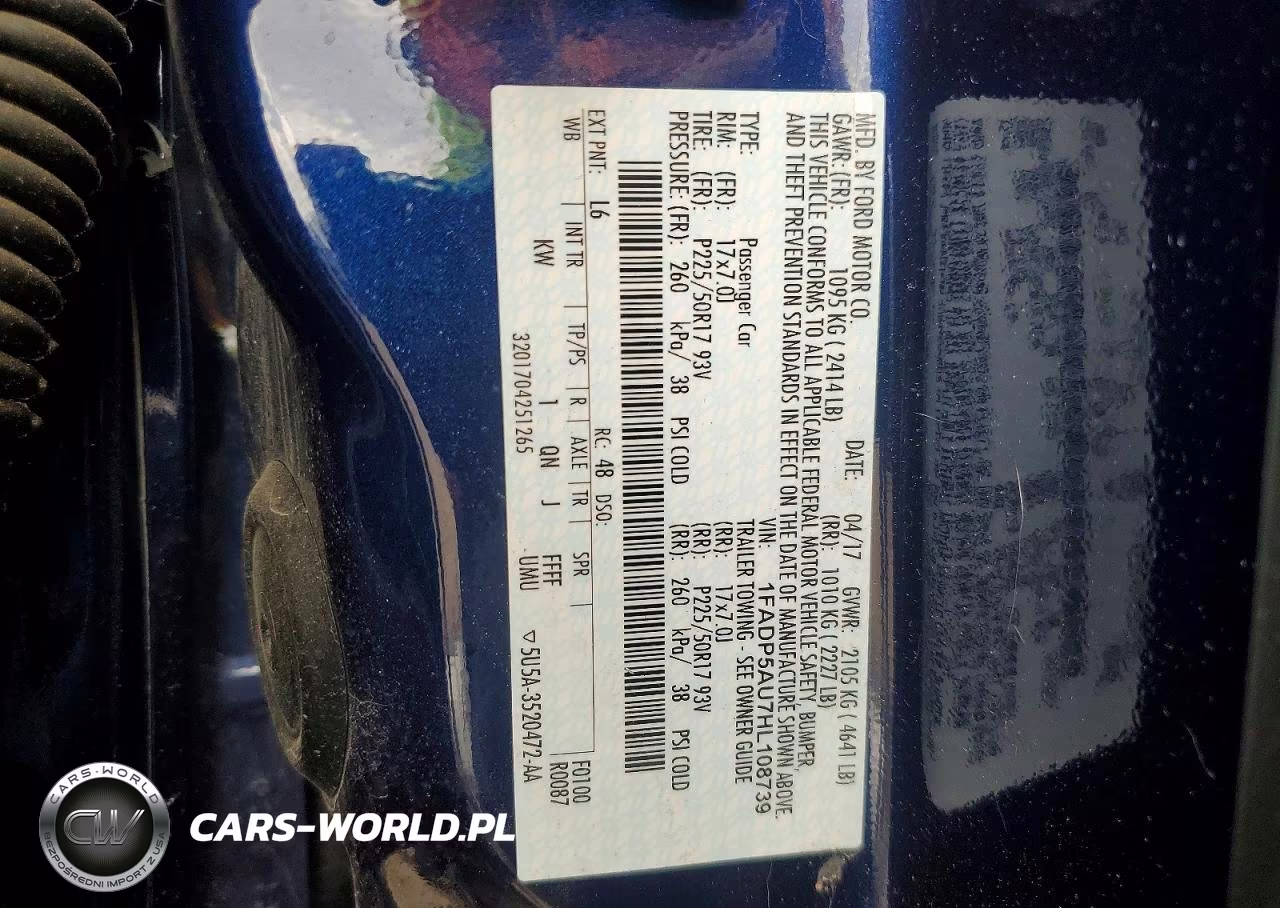 2017 Ford C-Max Se VIN:1FADP5AU7HL108739 - 13
