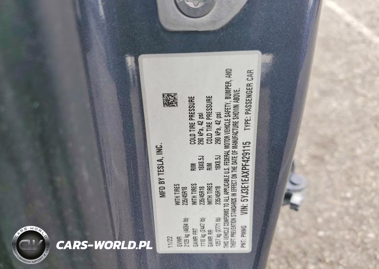 2023 Tesla Model 3 VIN:5YJ3E1EAXPF429115 - 13