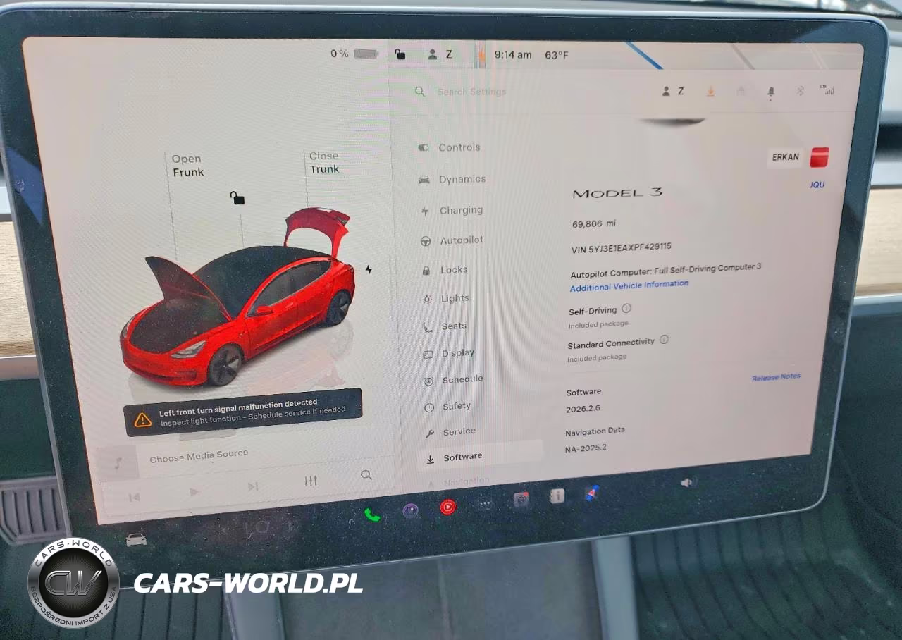 2023 Tesla Model 3 VIN:5YJ3E1EAXPF429115 - 9