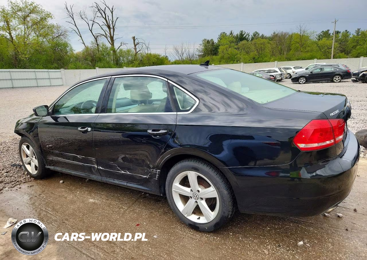 2013 Volkswagen Passat Se VIN:1VWBP7A39DC053982 - 2