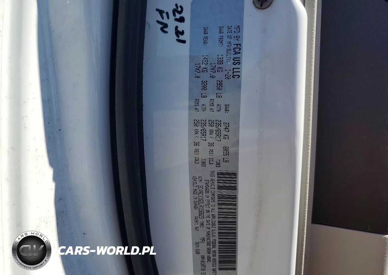 2020 Chrysler Voyager Lxi VIN:2C4RC1DG2LR156823 - 13