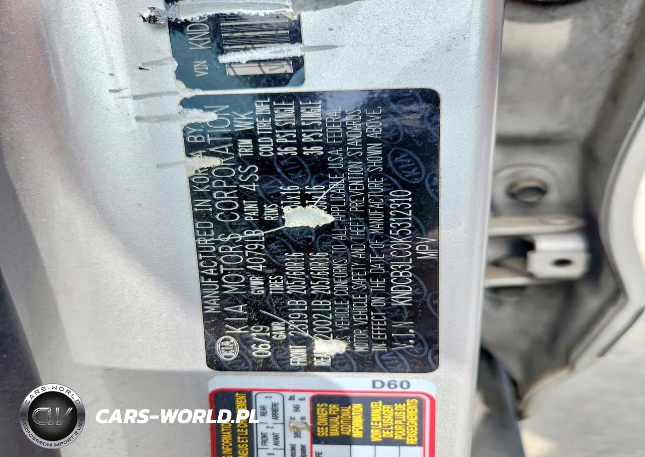 2019 Kia Niro Fe VIN:KNDCB3LC0K5312310 - 12