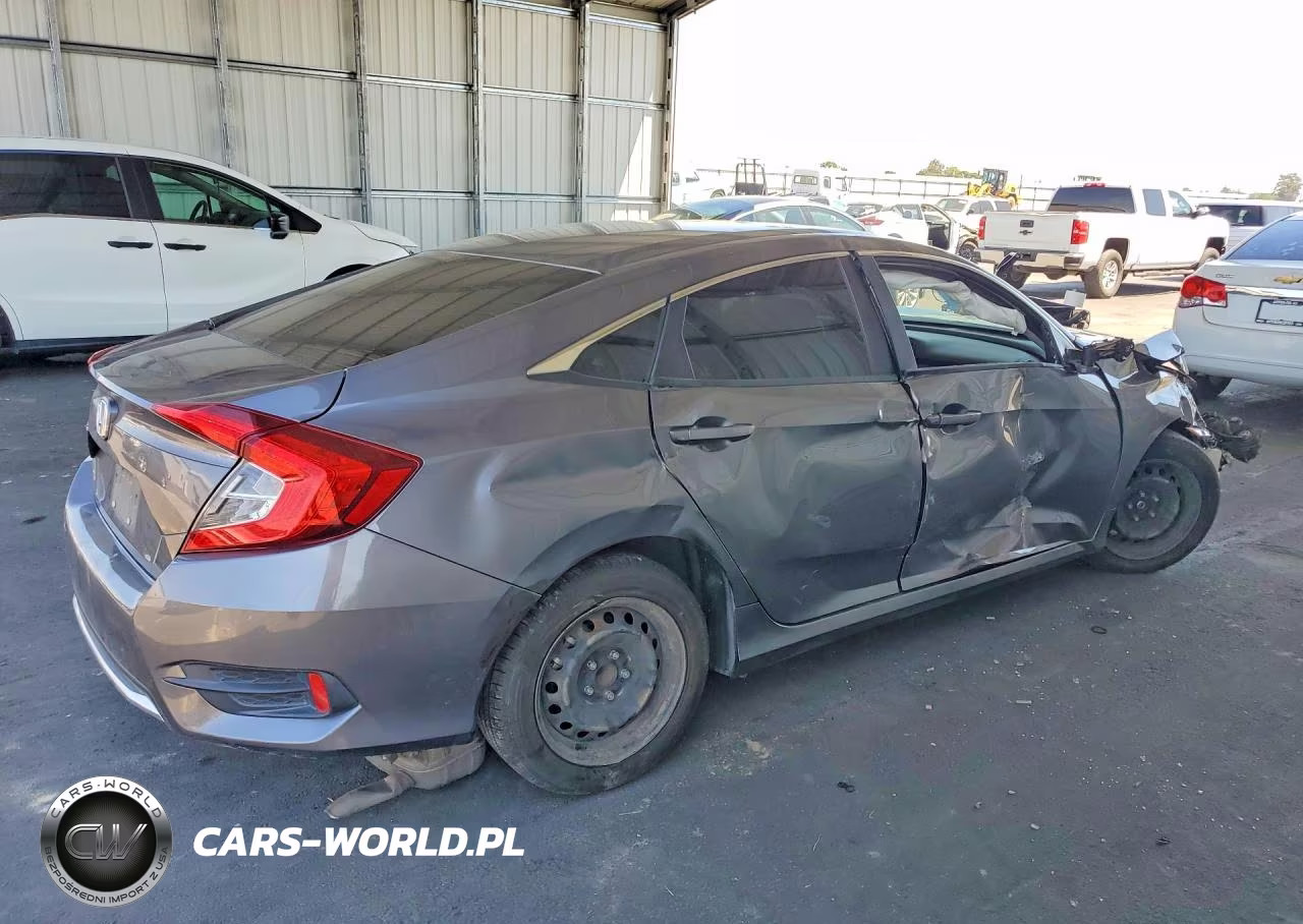 2019 Honda Civic Lx VIN:19XFC2F68KE211403 - 3