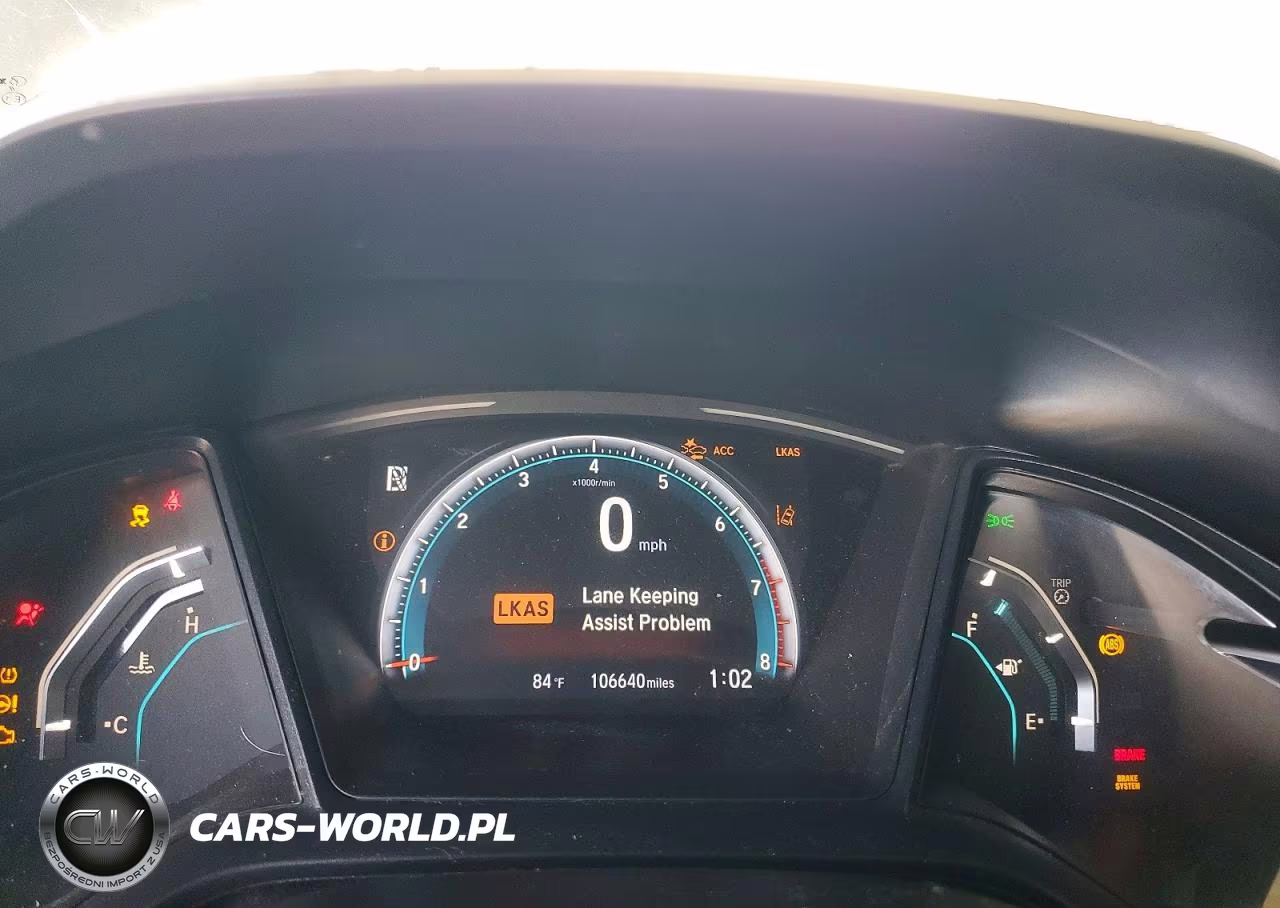 2019 Honda Civic Lx VIN:19XFC2F68KE211403 - 9
