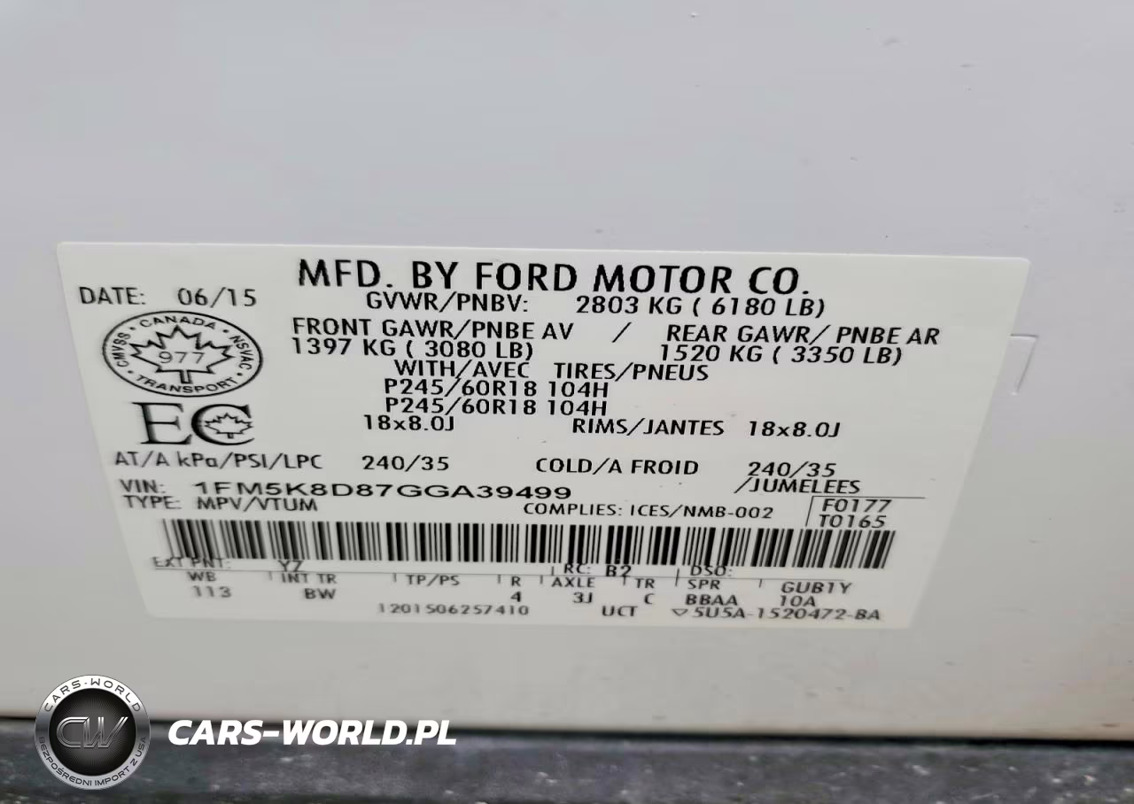 2016 Ford Explorer Xlt VIN:1FM5K8D87GGA39499 - 12