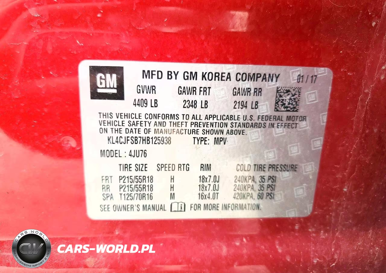 2017 Buick Encore Preferred Ii VIN:KL4CJFSB7HB125938 - 13