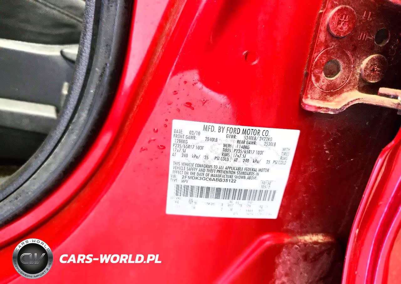 2010 Ford Edge Se VIN:2FMDK3GC6ABB35122 - 12