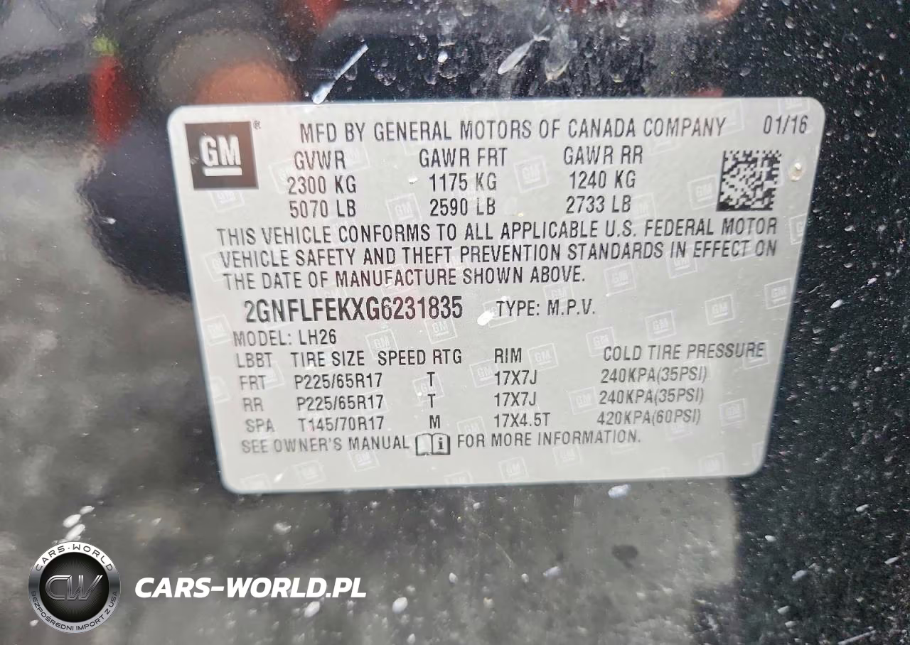 2016 Chevrolet Equinox Lt VIN:2GNFLFEKXG6231835 - 13