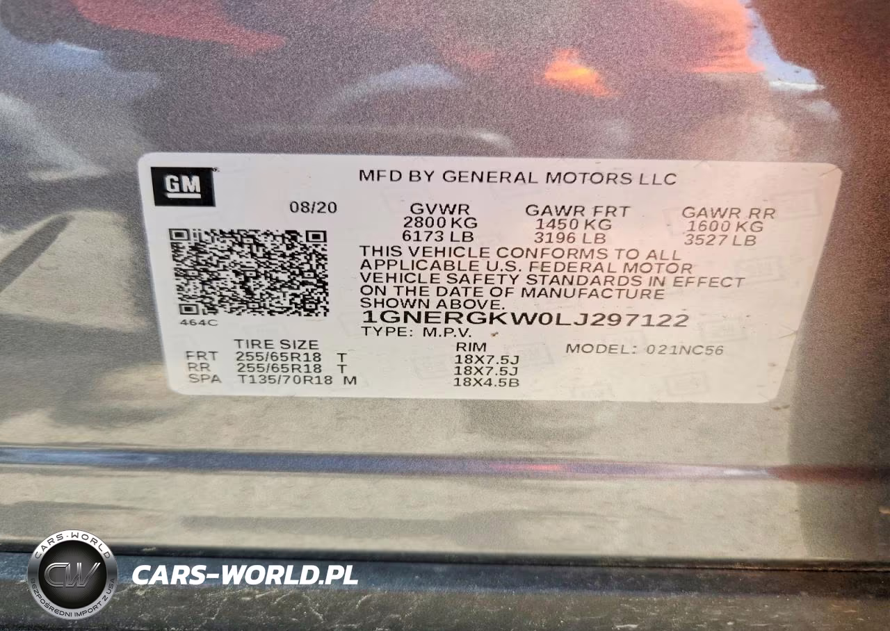 2020 Chevrolet Traverse Lt VIN:1GNERGKW0LJ297122 - 13